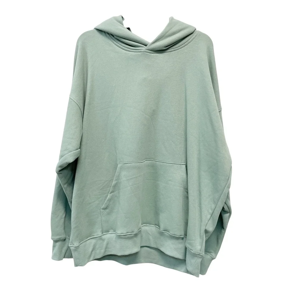 Wild Fable Women's Sage Green Snow Bunny Graphic Oversized Hoodie Size XXL - Picture 2 of 6